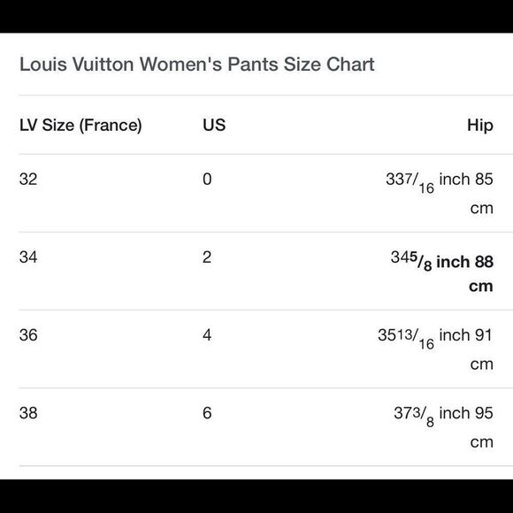 Louis Vuitton Black Trouser pants size 2 preowned - Picture 6 of 6